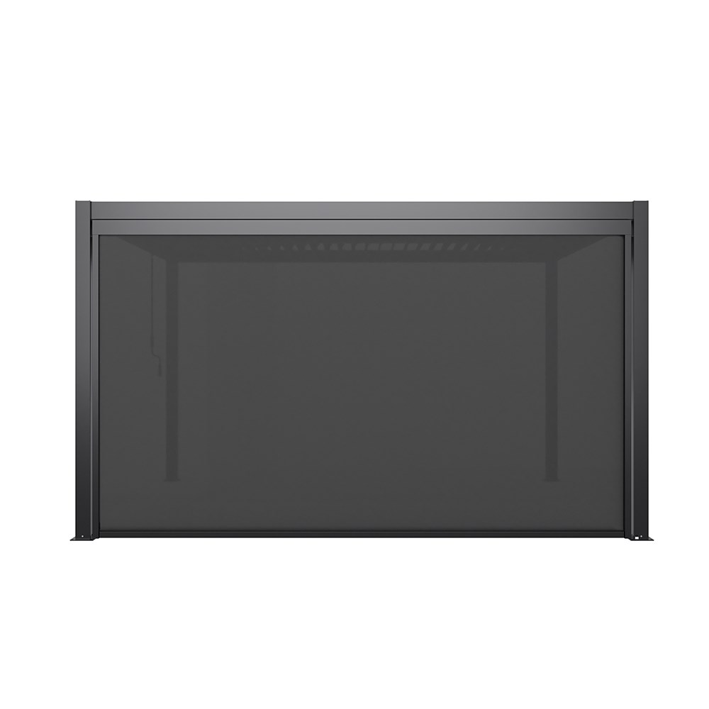Single Charcoal Pulldown Side Shade for 3x3m, 3x4m & 6x3m Deluxe Pergola