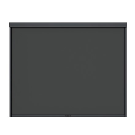 Single Charcoal Pulldown Side Shade for 3x4m Deluxe Pergola