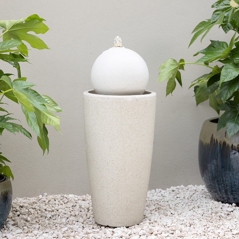 Lodore Sphere Water Feature With LED Lights