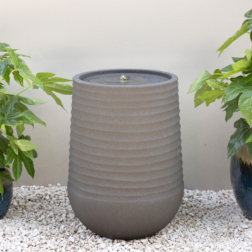 Mares Ridged Water Feature With LED Lights
