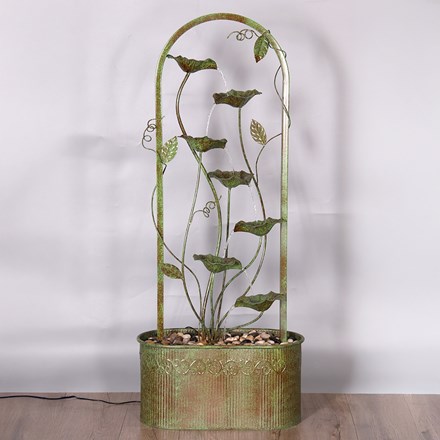 Enchanted Arch Zinc Cascade Water Feature