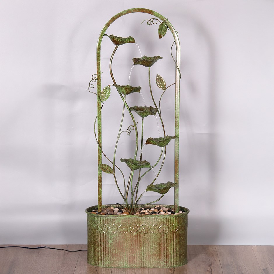 Enchanted Arch Zinc Cascade Water Feature