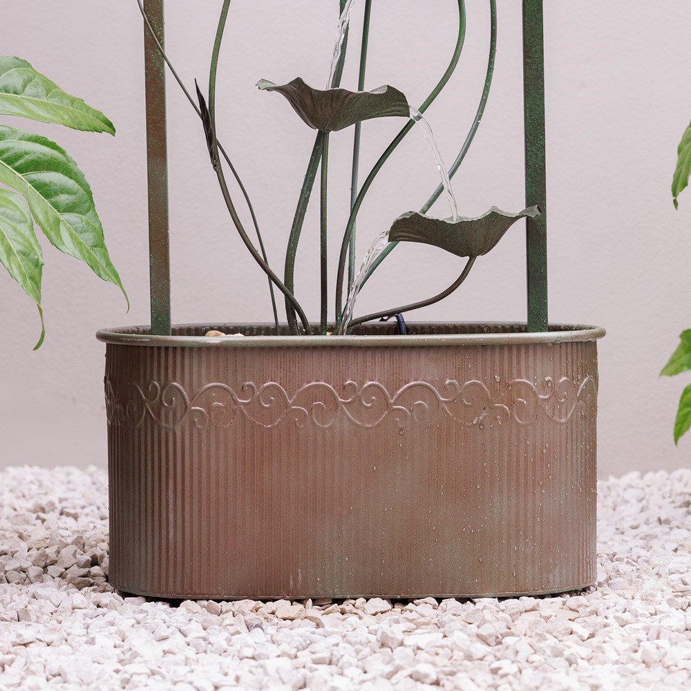 Enchanted Arch Zinc Cascade Water Feature