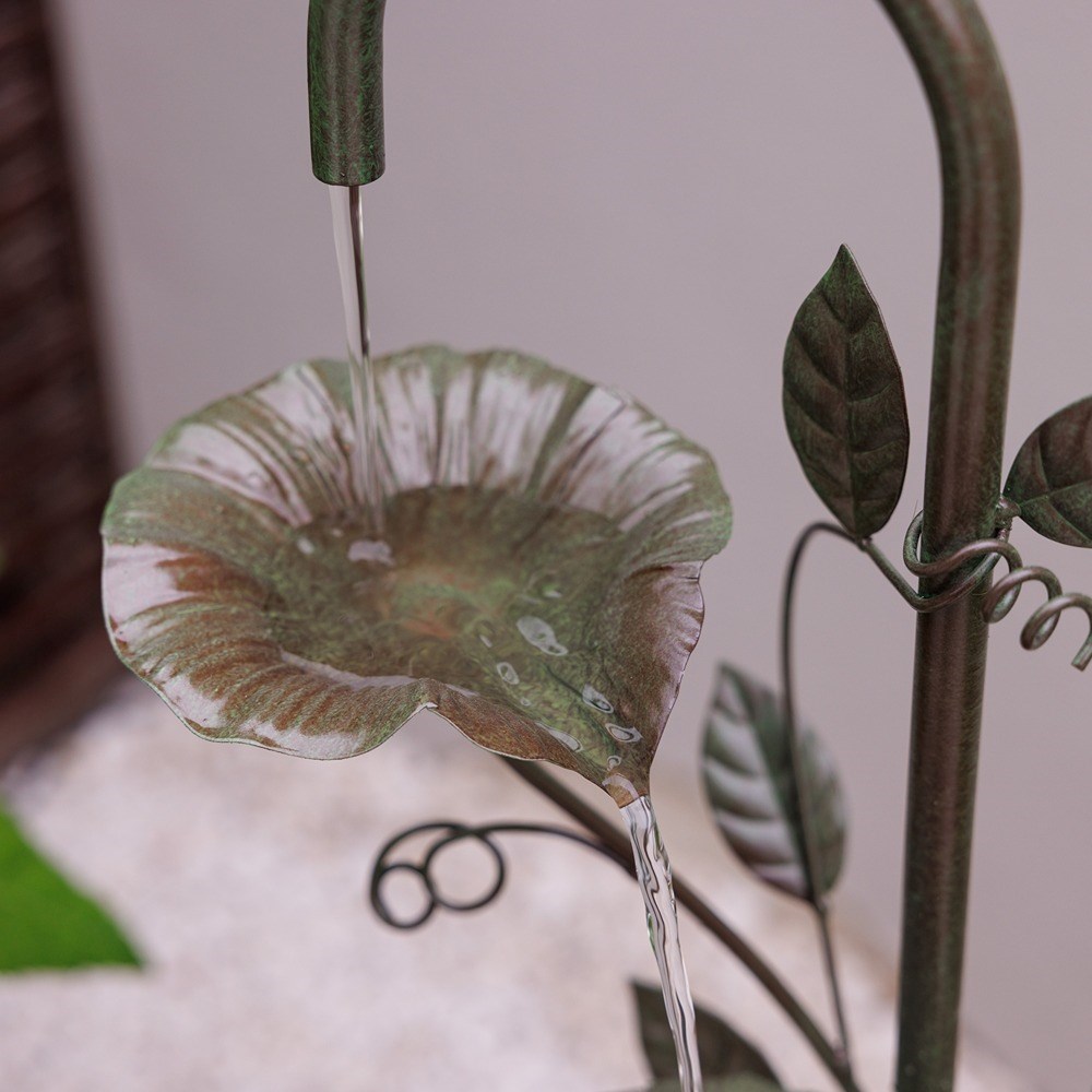 Enchanted Umbrella Zinc Cascade Water Feature