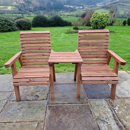 Valley Square Love Seat | 2 Seat | Swedish Hardwood
