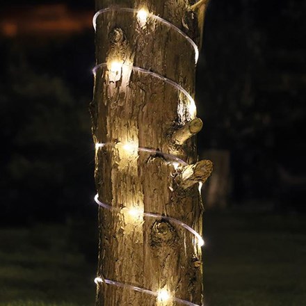 10m Solar Rope String Lights Outdoor