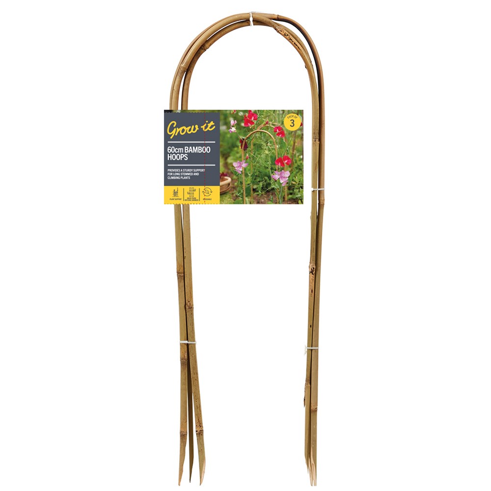 150cm Bamboo Hoops | 3 Pack | Grow It