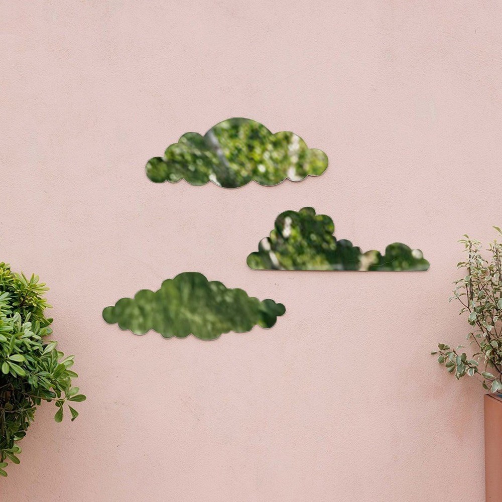 Cloud Silhouette Garden Mirrors