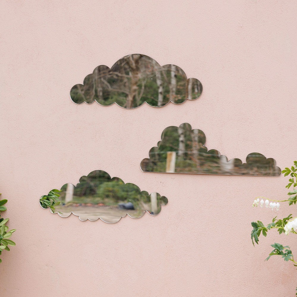 Cloud Mirror Set of 3