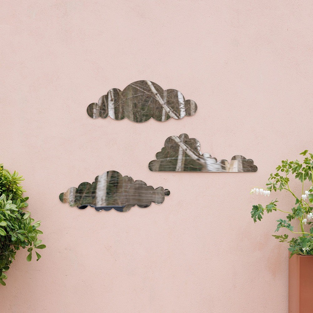 Cloud Mirror Set of 3