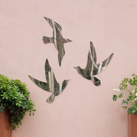 Bird Mirror Set of 3