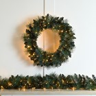 60cm Firefly Wreath 140 Warm White LEDs | Battery Operated 