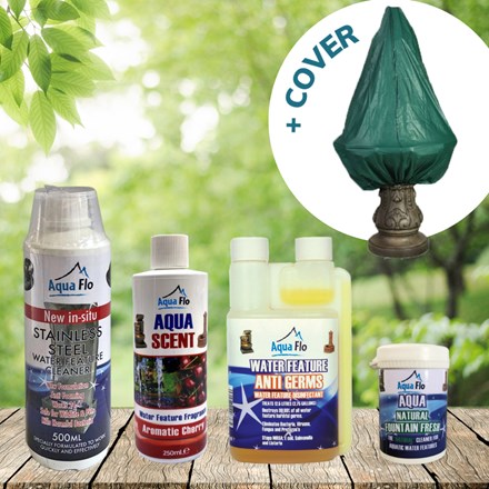 Premium Water Feature Maintenance Care Pack + Cover