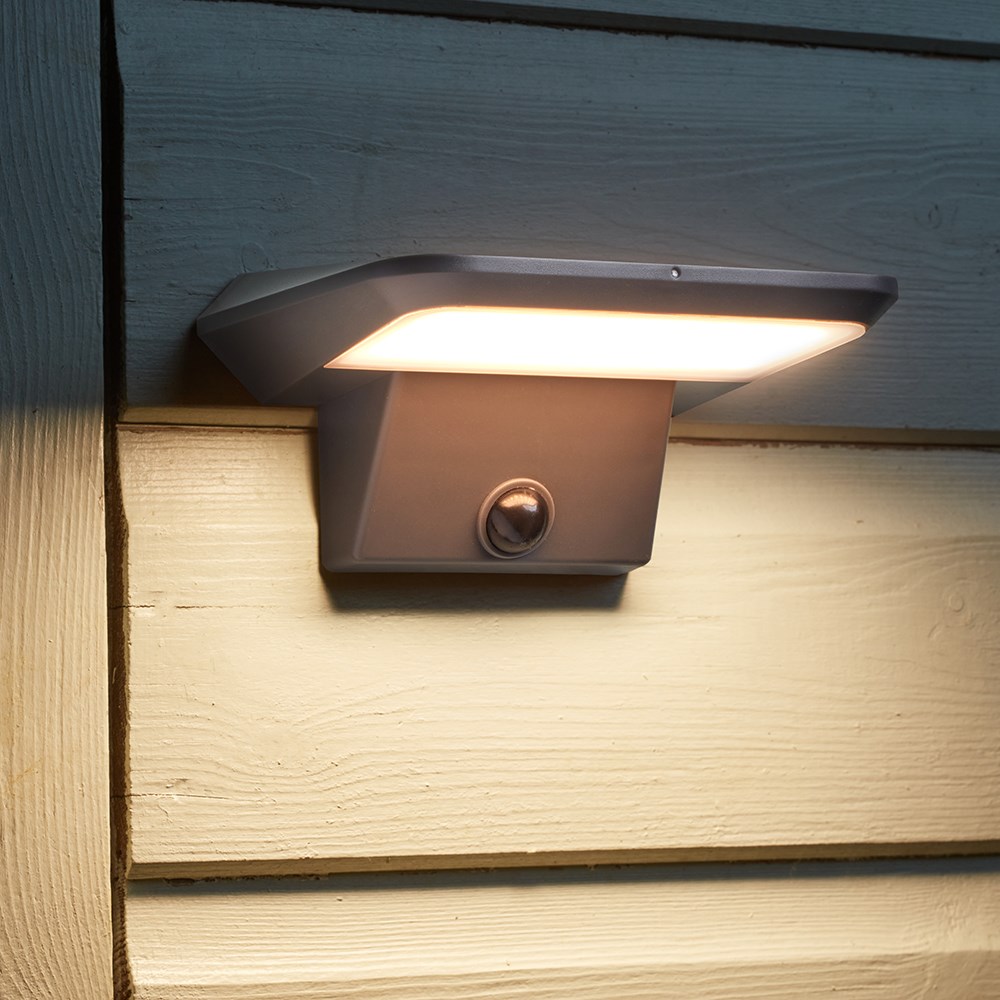 Sentry 800 Lumen Solar PIR Motion Sensor LED Security Light by Smart Garden 