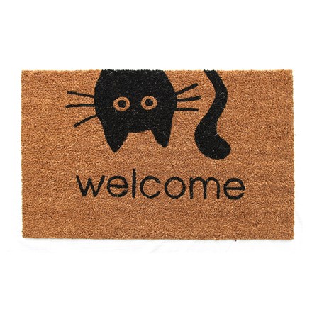 Cat Face Coir Doormat