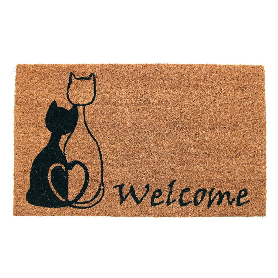 Meow Romance Outdoor Mat