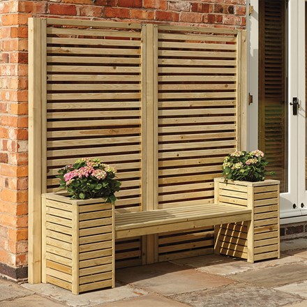 Garden Creations Seat Set | Wooden | 2 Seater