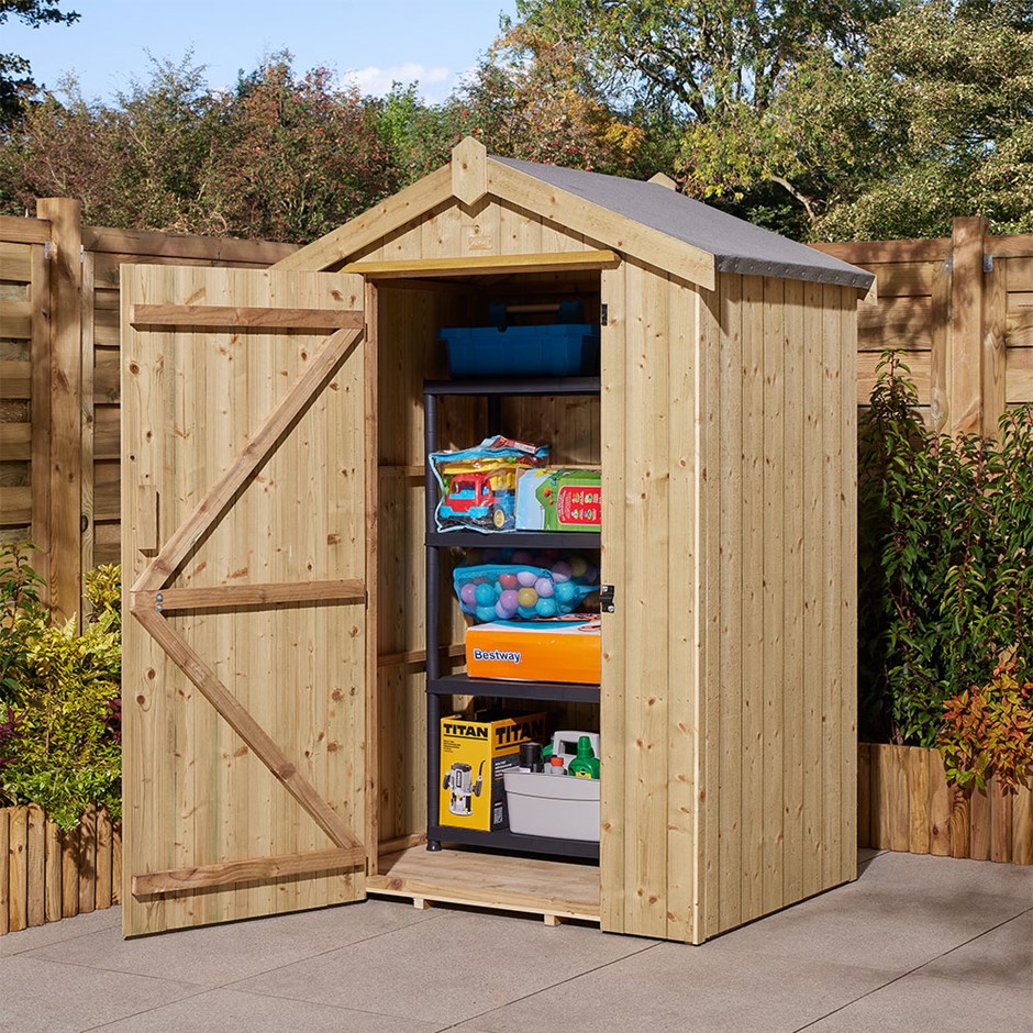 Pressure Treated Premium Heritage Shed | Wooden | 4 x 3 Feet
