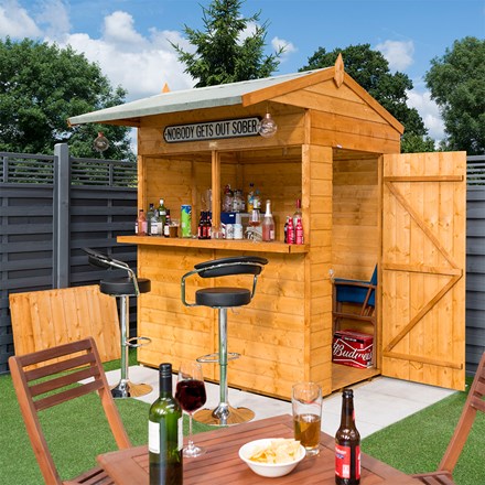 Garden Bar | Wooden | H240cms x W190cms