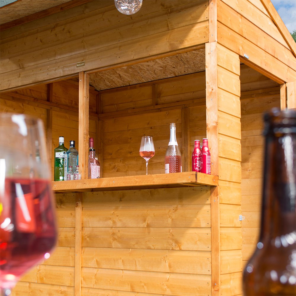 Garden Bar | Wooden | H240cms x W190cms