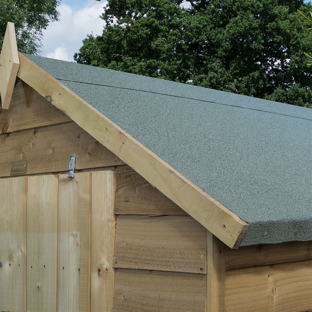 Overlap Pressure Treated Shed | Wooden | 6 x 4 Feet