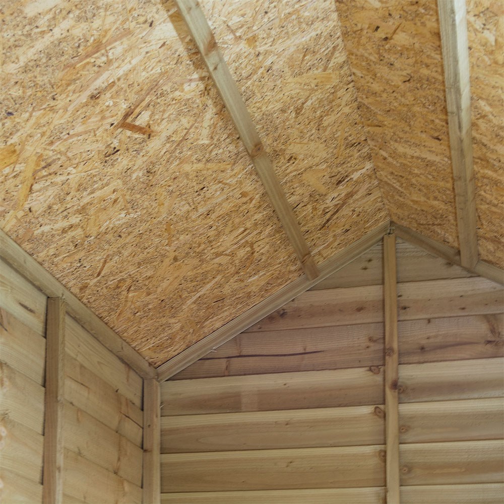 Overlap Pressure Treated Shed | Wooden | 6 x 4 Feet