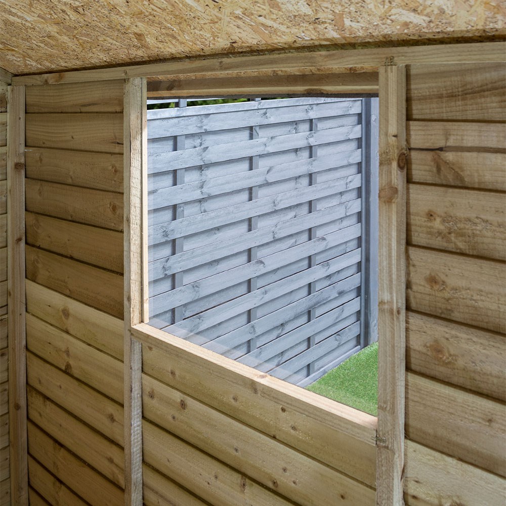 Overlap Pressure Treated Shed | Wooden | 6 x 4 Feet