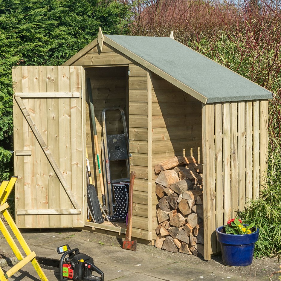 Oxford Shed With Lean To | Wooden | 4 x 3 Feet
