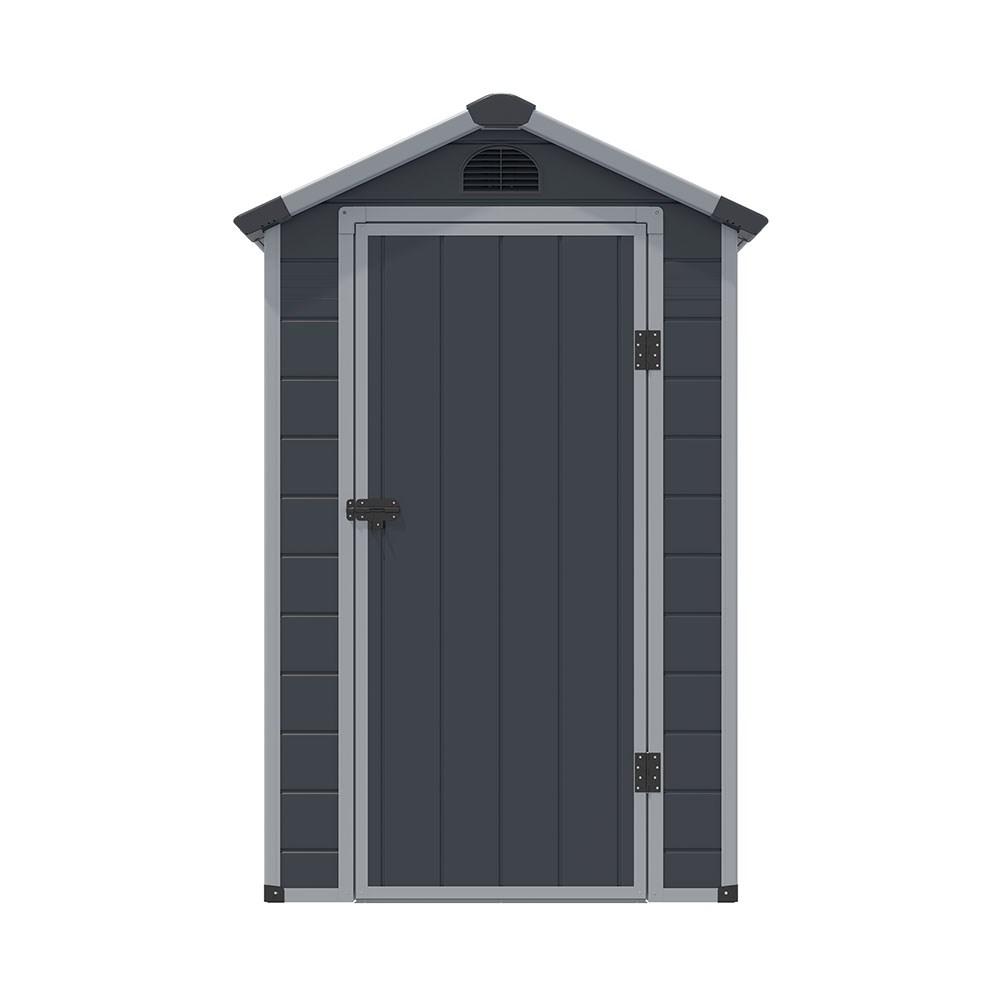 Airevale Apex Shed | Plastic | Dark Grey | 4 X 6 Feet