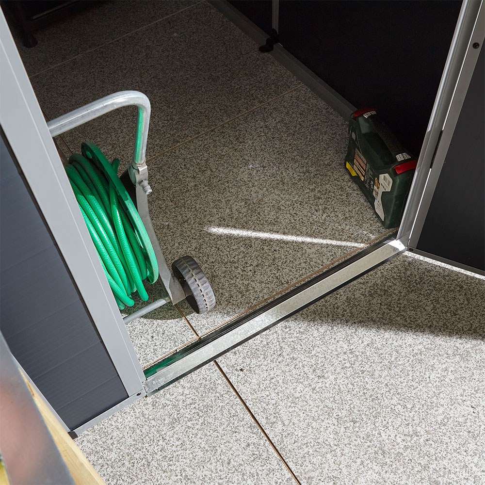 Airevale Apex Shed | Plastic | Dark Grey | 4 X 6 Feet