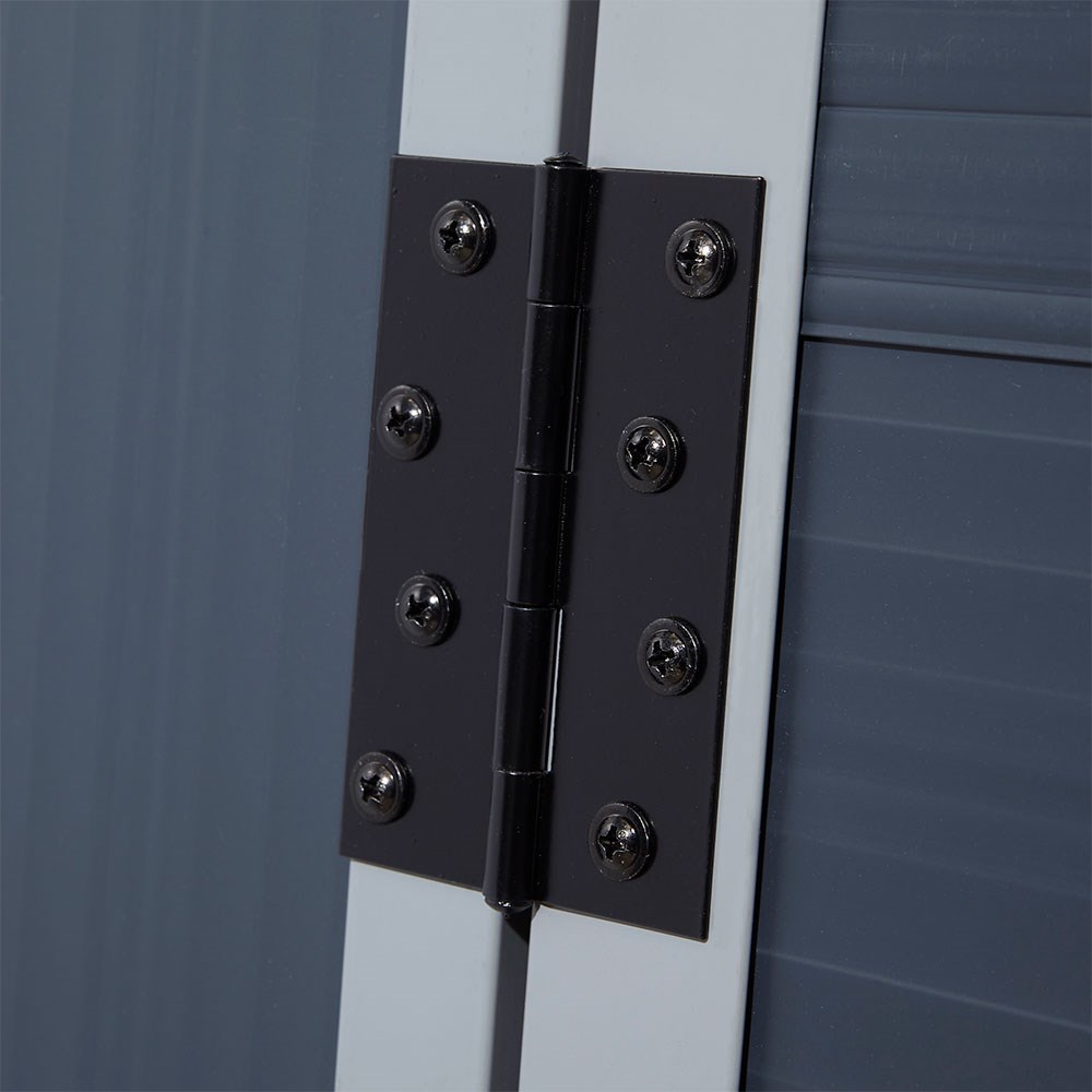 Airevale Apex Shed | Plastic | Dark Grey | 4 X 6 Feet