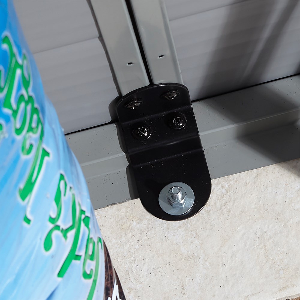 Airevale Apex Shed | Plastic | Light Grey | 8 X 6 Feet