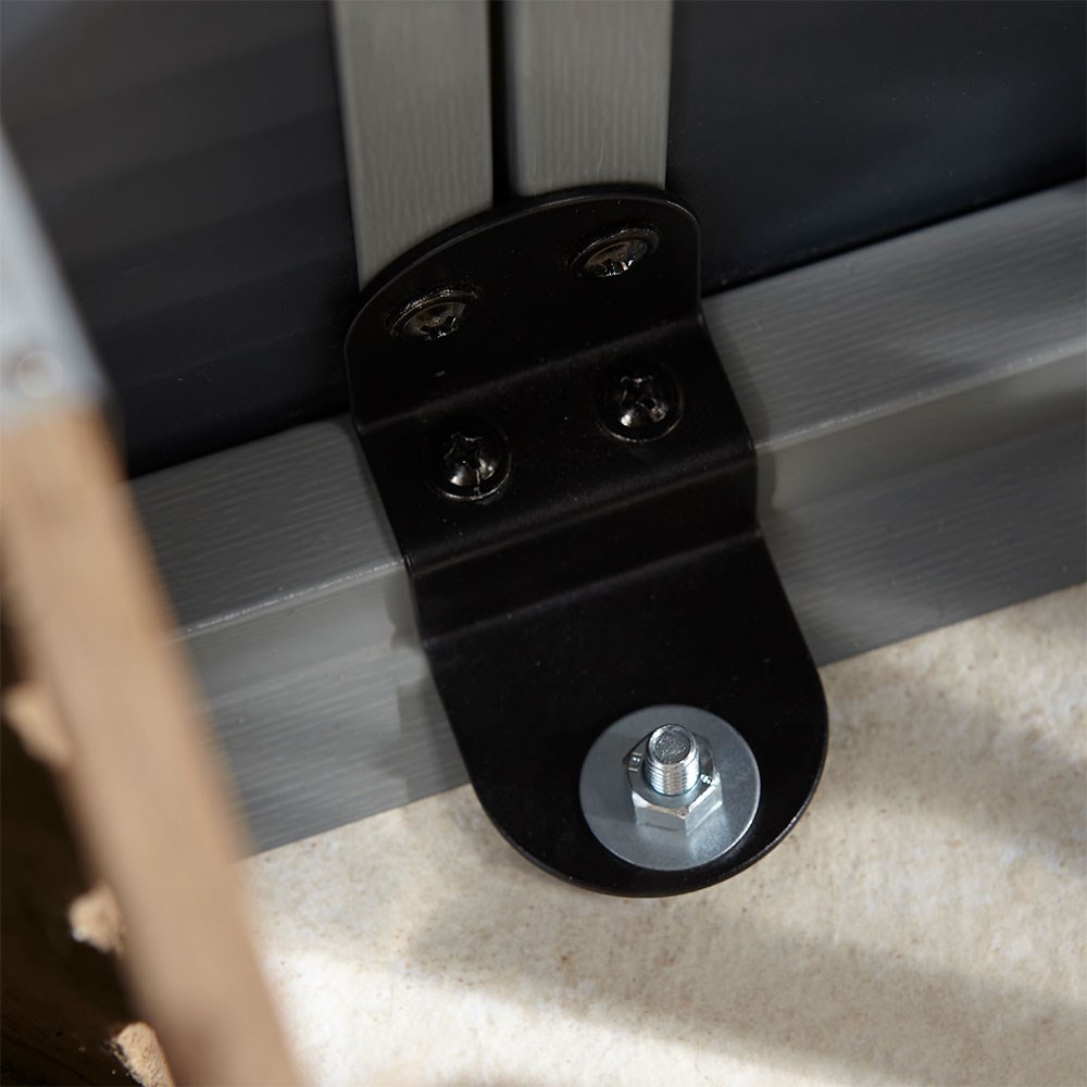 Airevale Apex Shed | Plastic | Dark Grey | 8 X 6 Feet