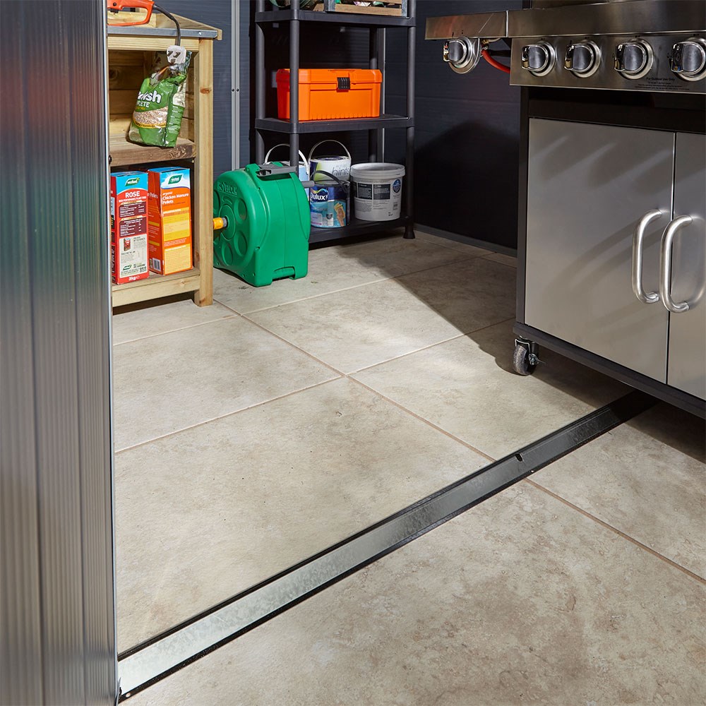 Airevale Apex Shed | Plastic | Dark Grey | 8 X 6 Feet