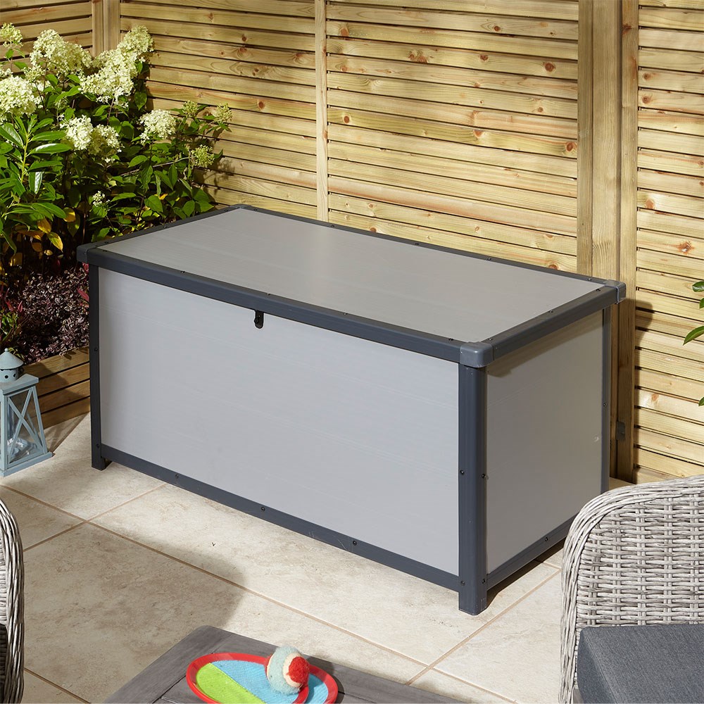 Airevale Cushion Box | Plastic | Light Grey | 4 X 2 Metres