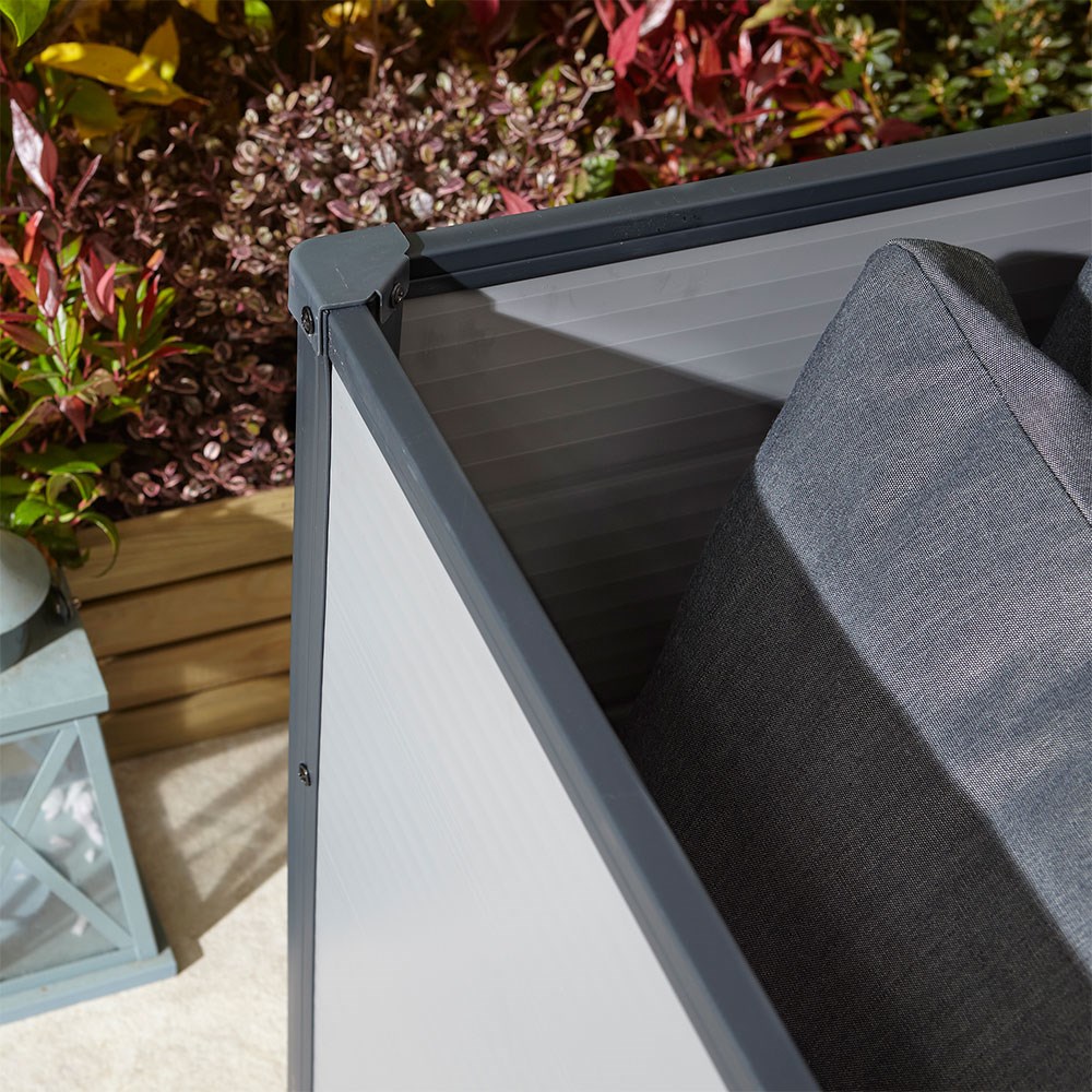 Airevale Cushion Box | Plastic | Light Grey | 4 X 2 Metres