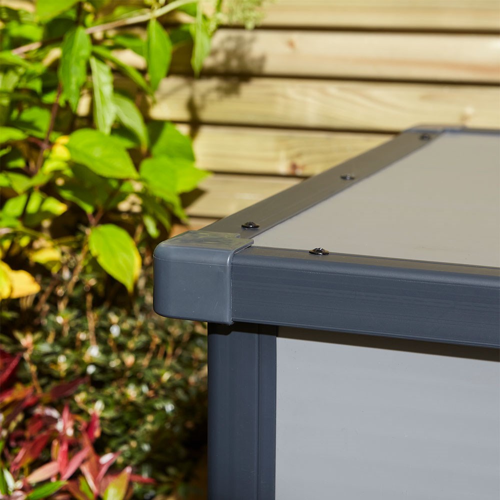 Airevale Cushion Box | Plastic | Light Grey | 4 X 2 Metres