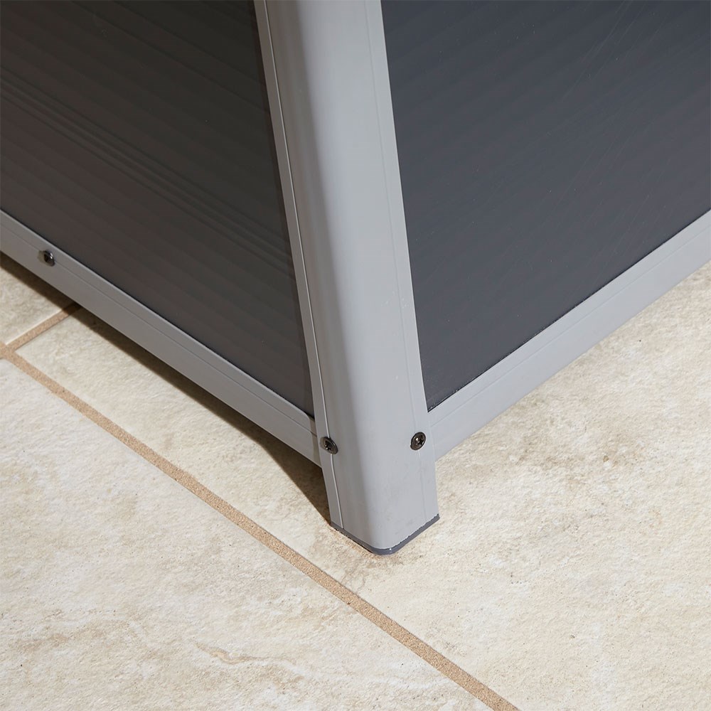 Airevale Cushion Box | Plastic | Dark Grey | 4 X 2 Metres