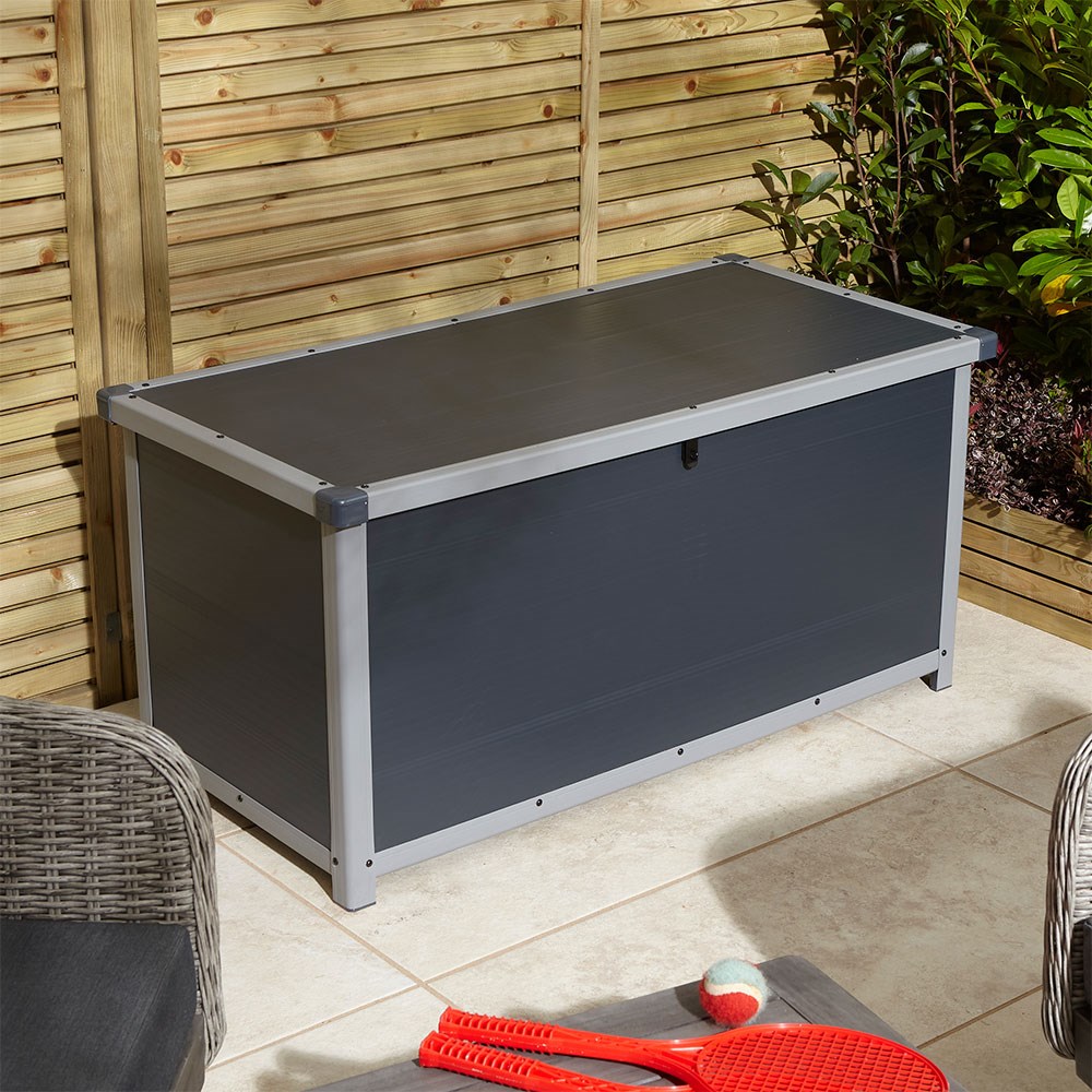 Airevale Cushion Box | Plastic | Dark Grey | 4 X 2 Metres