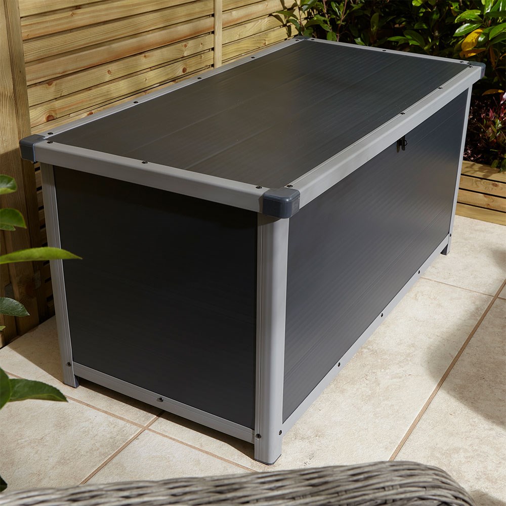 Airevale Cushion Box | Plastic | Dark Grey | 4 X 2 Metres