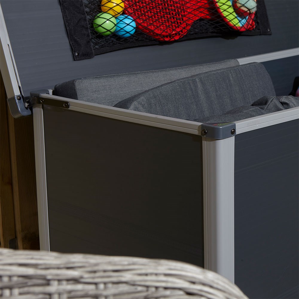 Airevale Cushion Box | Plastic | Dark Grey | 4 X 2 Metres