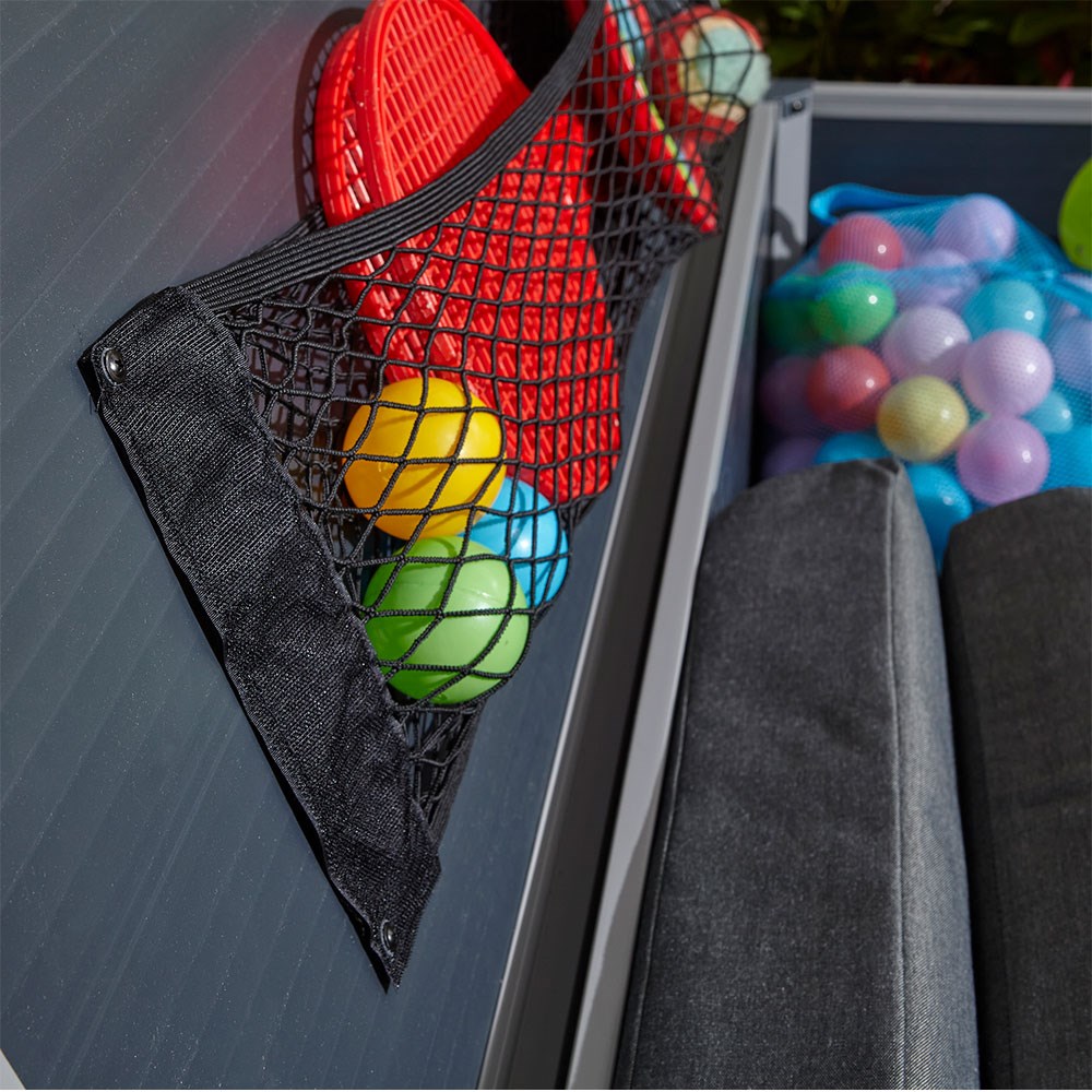 Airevale Cushion Box | Plastic | Dark Grey | 4 X 2 Metres