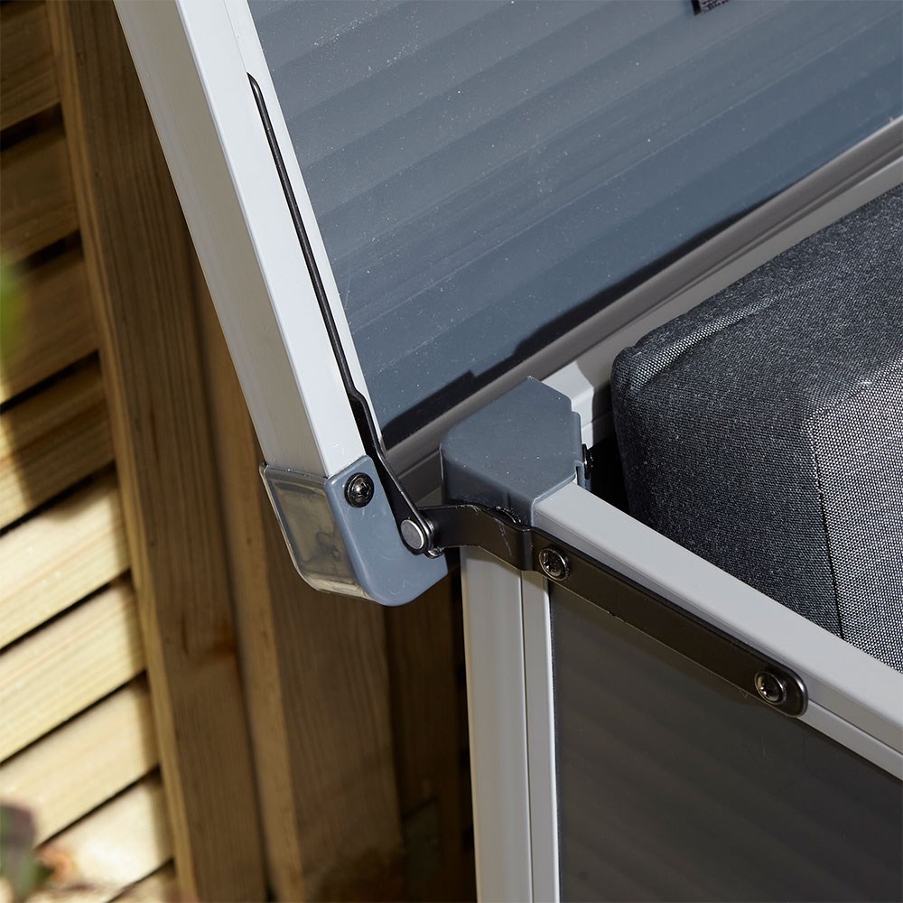 Airevale Cushion Box | Plastic | Dark Grey | 4 X 2 Metres
