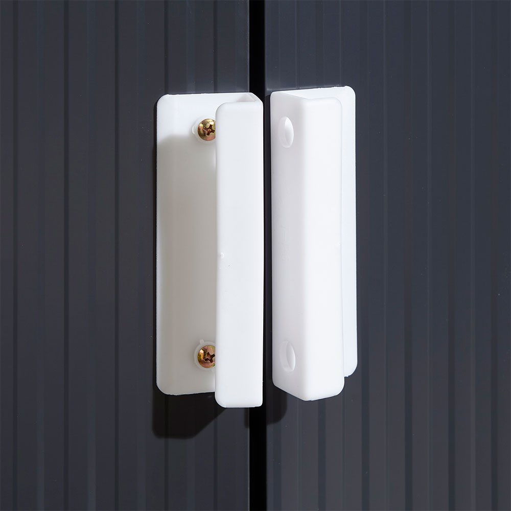 Trentvale Apex Shed | Steel | Dark Grey | 6 x 4 Feet