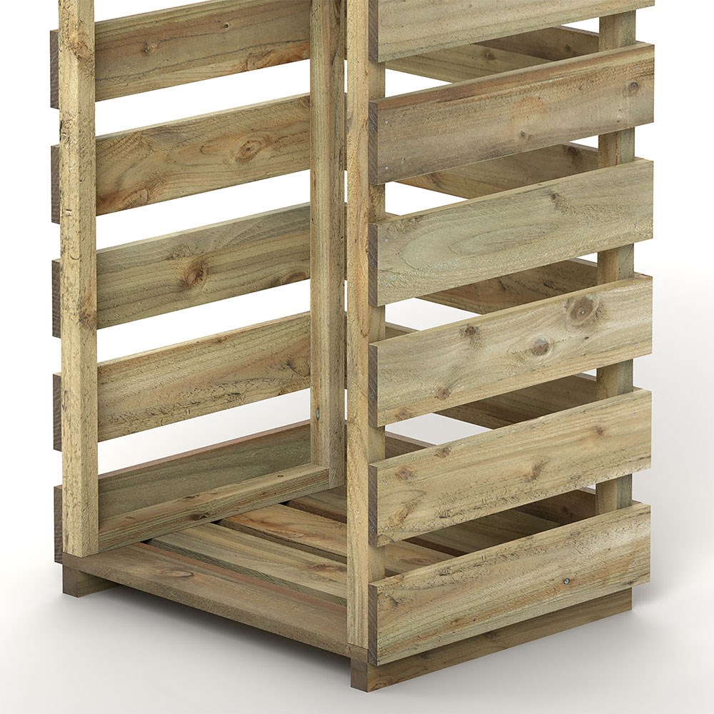 Narrow Log Store | Wooden | H156cms x W62cms