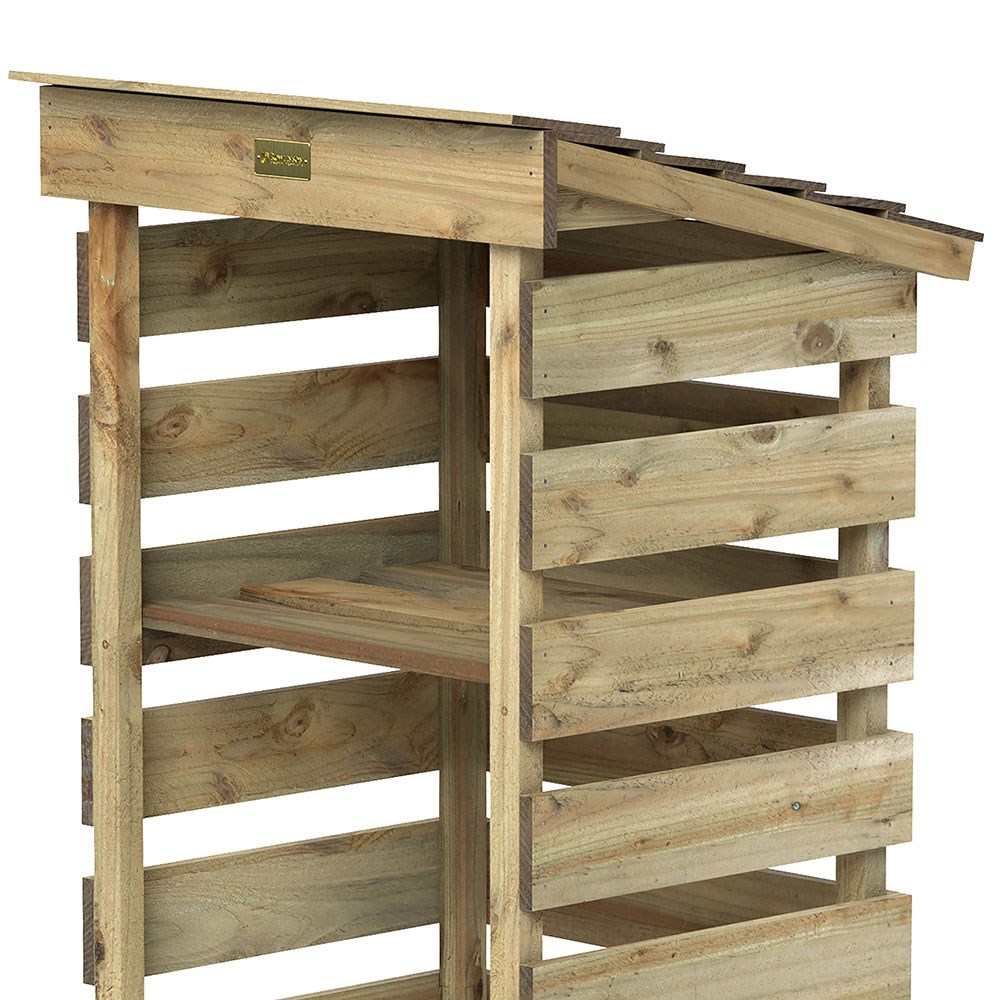 Narrow Log Store | Wooden | H156cms x W62cms