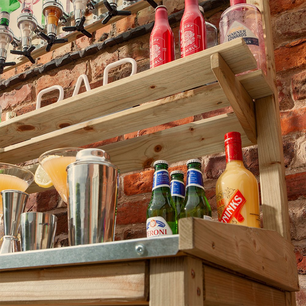 Garden Mini Bar | Wooden | H162cms x W103cms