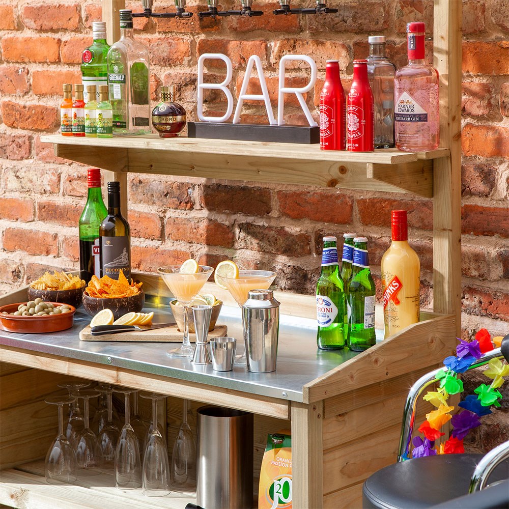 Garden Mini Bar | Wooden | H162cms x W103cms