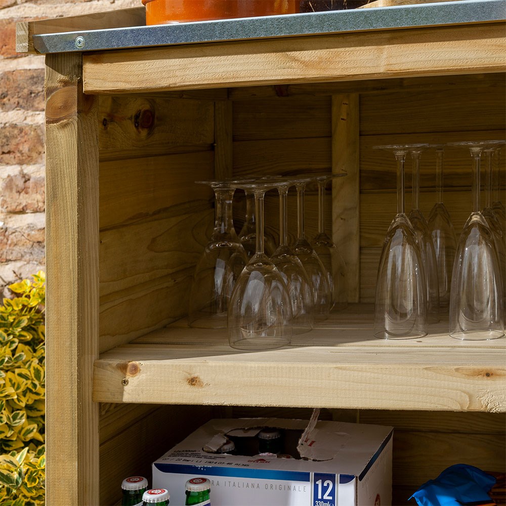 Garden Mini Bar | Wooden | H162cms x W103cms