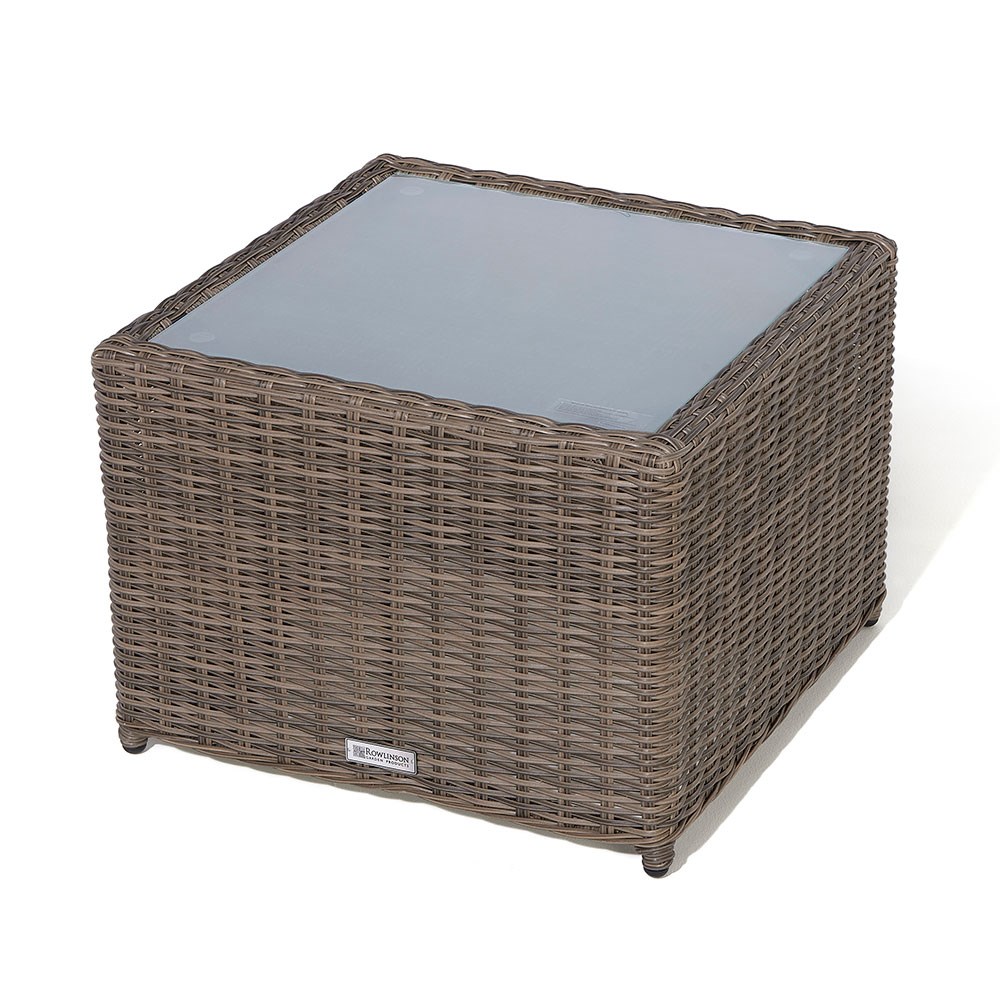 Bunbury Corner Set | Wood & Rattan Effect Weave | Natural | L2150cms x H80cms